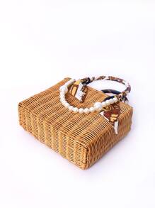 Túi đeo chéo Nữ - Màu Khaki - Xem 6