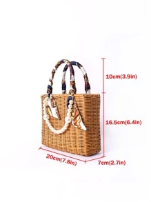 Túi đeo chéo Nữ - Màu Khaki - Xem 8