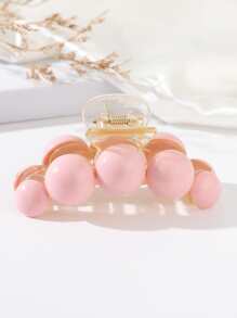 Garra de pelo con diseño redondo - Rosa - Ver 4