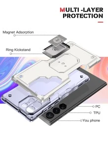 360 Degree Rotating Bracket National Flag, Suction Cup & Stand, Full Set Of Phone Case Compatible With Apple 11/12/13/14/15 Pro Max, Samsung, Oppo, Vivo, Redmi Note 11/12 Pro