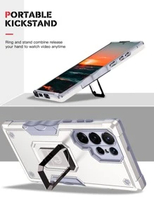 360 Degree Rotating Bracket National Flag, Suction Cup & Stand, Full Set Of Phone Case Compatible With Apple 11/12/13/14/15 Pro Max, Samsung, Oppo, Vivo, Redmi Note 11/12 Pro