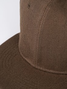 Solid Hip Hop Cap - Coffee Brown - View 4