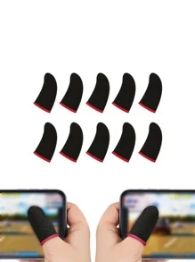 10入組防汗遊戲手指袖 - 彩色 - 查看 1