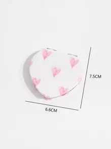 可折叠化妆镜，1个心形图案双面迷你化妆镜，便携式心形旅行镜，适合女性和女孩，送给妈妈、妻子、姐妹、少女、朋友的礼物，Y2K风格化妆镜，迷你梳妆镜，口袋镜，小镜子，客厅家居卧室浴室装饰，旅行用品，婚礼，派对，生日，送给男士、父母、挚友、老师的礼物，新年礼物，配饰，趣味礼物，便宜，圣诞礼物，化妆品，化妆工具，便宜货，礼物，女士礼物，圣诞礼物 - 彩色 - 查看 5