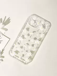 1 ốp lưng điện thoại họa tiết hoa nhí, tương thích với iPhone 15 Pro Max, chất liệu silicon mềm trong suốt, phiên bản quốc tế, không phải phiên bản nội địa. - Trong sáng - Xem 2