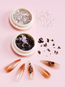 2boxes Mica Slice Nail Art Decoration - Multicolor - View 1