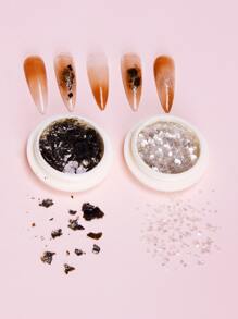 2boxes Mica Slice Nail Art Decoration - Multicolor - View 2