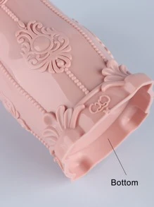 FULL BEAUTY 指甲美容筆收納盒,1入組復古塑料化妝品組織盒,化妝筆組織盒,化妝筆桶,筆氈套筆筒,多功能套,台面梳妝桌和浴室收納,粉紅色,房間,家居,臥室,浴室,房子,粉色房間,客廳裝飾,旅行配件,禮物袋,適用於媽媽,爸爸,男性,朋友,老師,生日,婚禮,桌子,書架,配件,禮品盒,有趣的禮物,儲物,化妝筆架 - 粉色 - 查看 4