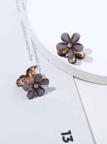 10 chiếc kẹp tóc mini đính đá hình hoa dễ thương, thích hợp làm quà tặng Ngày Valentine, phụ kiện tóc, kẹp càng cua, kẹp hàm, kẹp cài tóc, kẹp tóc mùa thu đông cho trang phục đi nghỉ mát, quà tặng Valentine cho nữ, phụ kiện cần thiết cho kỳ nghỉ hè, bãi biển. - Nhiều màu - Xem 2