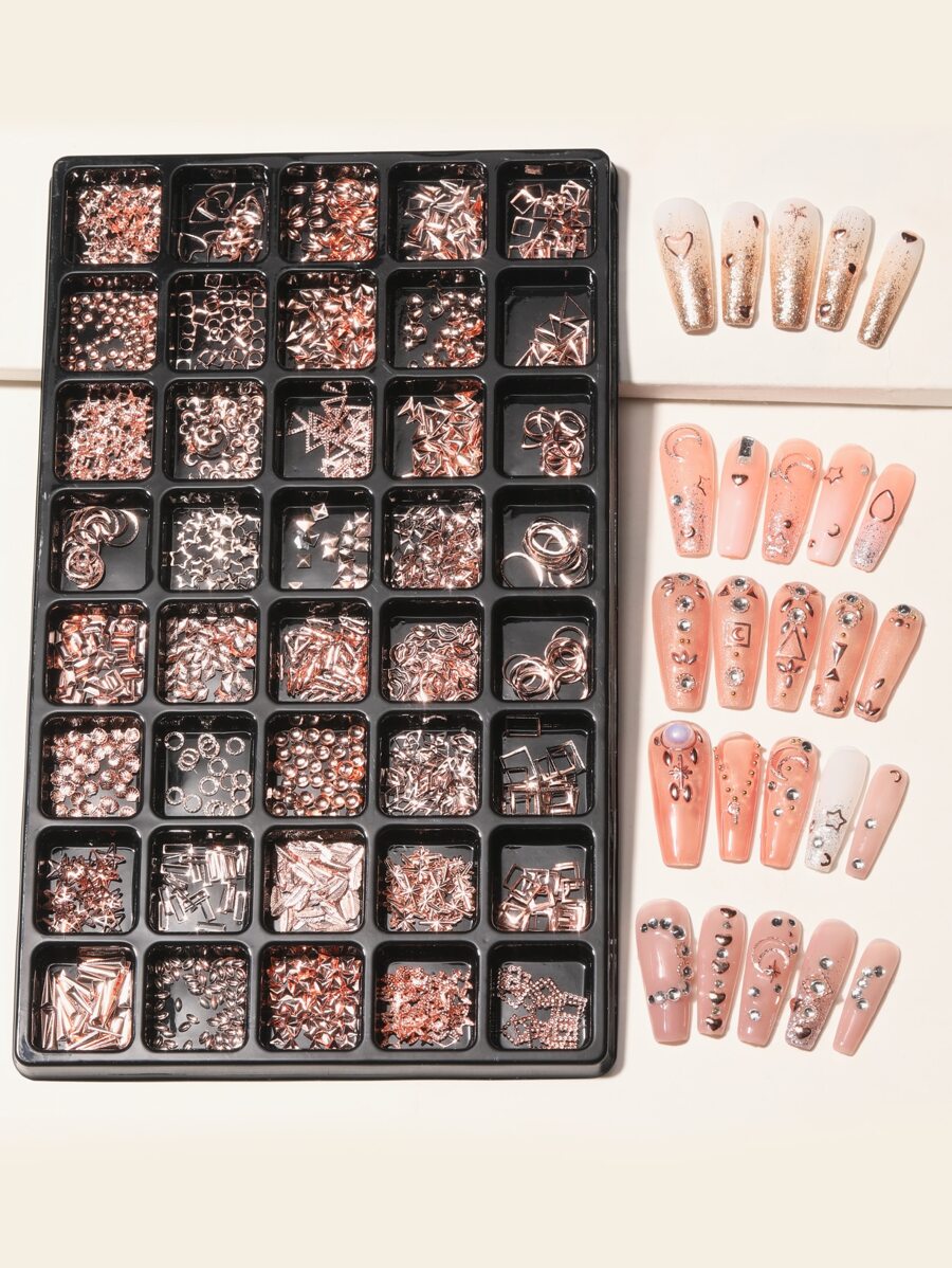 240 Stück 3D Nageldeko – Bunte Schleifen & Charms Aus Kunstharz, Für Nail Art & Handwerk