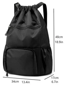 Mochila minimalista y funcional plegable de 17 pulgadas para hombres, bolsa de campamento, mochila escolar, universitaria, de uso diario para computadora portátil, de gran capacidad y ligera, ideal para viajes, la escuela, verano, deportes, excursiones, fines de semana