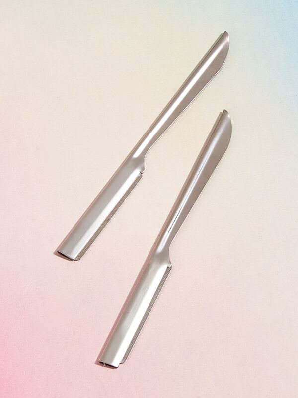 2 Full metal-made blades, sharp operation, simple eyebrows, edit ...