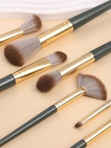 14 piezas Juego de brochas de maquillaje portátil, Juego de brochas, Kit de brochas de maquillaje, Juego de brochas de maquillaje, Juego de maquillaje completo, Juego de brochas de maquillaje, Kit de maquillaje completo, Juego de brochas, Juego de brochas de maquillaje, Juego de regalo de maquillaje, Juego - Verde - Ver 5