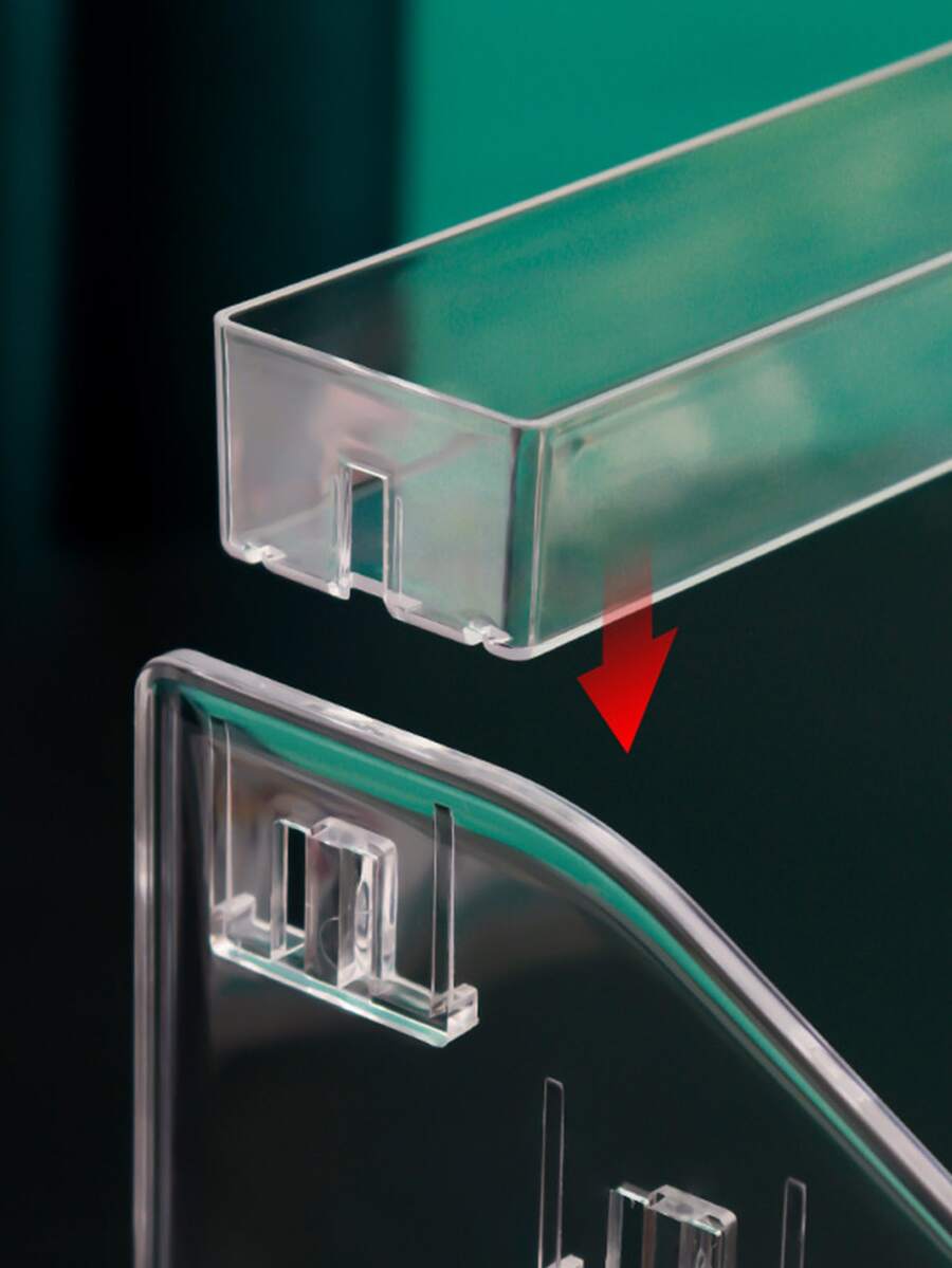 Nail Polish Organizer, 1pc Large Makeup Organizer, Display Rack, Clear