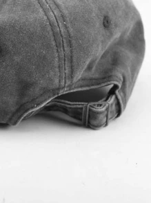 男士黃牛刺繡棒球帽 - 黃色 - 查看 4