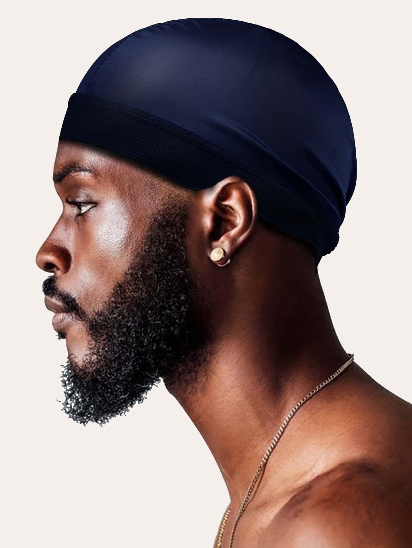 Quấn đầu rắn cho nam - màu đen - Xem 1