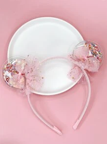 小女童蝴蝶結裝飾髮箍