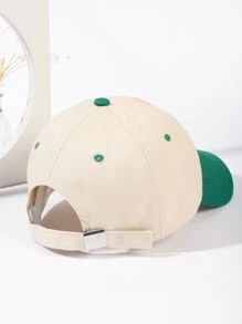 男士字母刺繡棒球帽 - 米色 - 查看 2