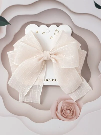 少女蝴蝶结装饰发夹