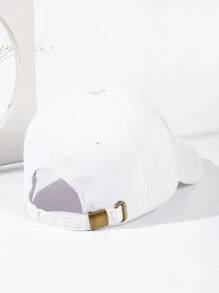 1pc Fashion Men Men Embroidered Baseball Cap - White - View 2