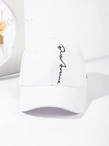 1pc Fashion Men Men Embroidered Baseball Cap - White - View 3