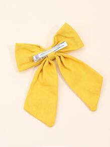 Kẹp tóc trang trí nơ thêu hoa cho bé gái mới biết đi - Nhiều màu - Xem 2