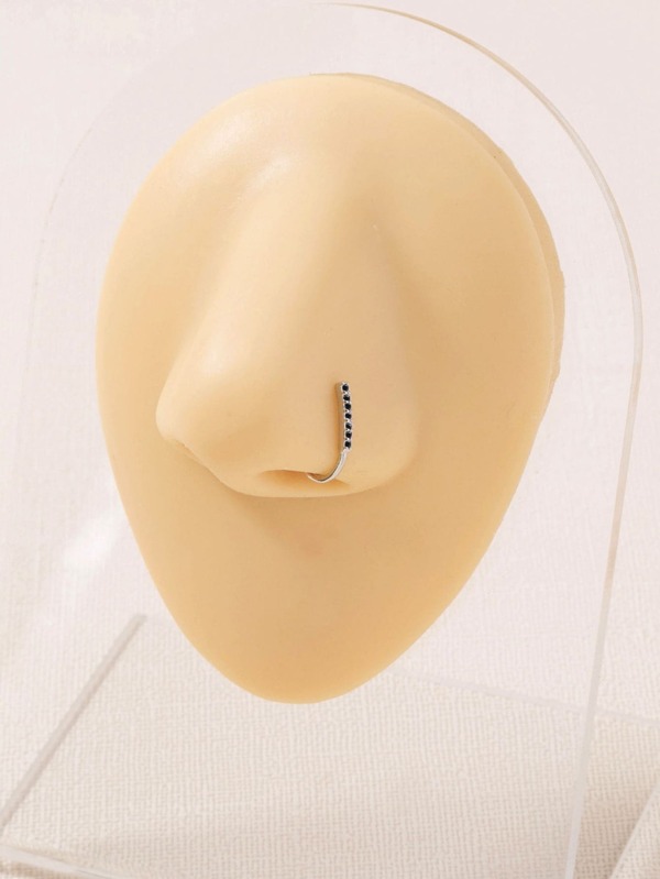 キュービックジルコニア デコレーション ノーズカフ SHEIN JAPAN