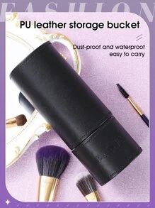 BANFI Bộ 7 cọ trang điểm & Hộp đựng 1 cọ, Bộ cọ tán phấn mắt bằng sợi tổng hợp cao cấp, Dụng cụ mỹ phẩm cho mặt và mắt, Bộ cọ, Bộ cọ trang điểm, Bộ cọ trang điểm, Bộ trang điểm hoàn chỉnh, Bộ cọ trang điểm, Bộ trang điểm hoàn chỉnh, Bộ cọ, Bộ cọ trang điểm, Bộ quà tặng trang điểm, Bộ - Nhiều màu - Xem 7