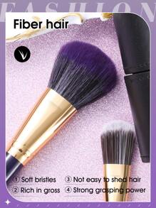 BANFI Bộ 7 cọ trang điểm & Hộp đựng 1 cọ, Bộ cọ tán phấn mắt bằng sợi tổng hợp cao cấp, Dụng cụ mỹ phẩm cho mặt và mắt, Bộ cọ, Bộ cọ trang điểm, Bộ cọ trang điểm, Bộ trang điểm hoàn chỉnh, Bộ cọ trang điểm, Bộ trang điểm hoàn chỉnh, Bộ cọ, Bộ cọ trang điểm, Bộ quà tặng trang điểm, Bộ - Nhiều màu - Xem 8