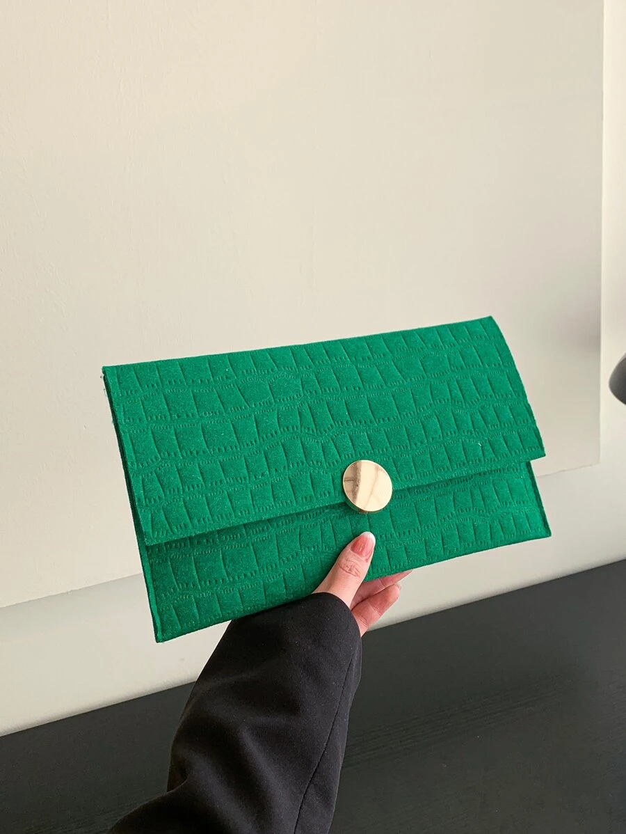 Fashionabel Clutchväskor - Grön - Visa 1