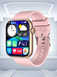 QX7 Smart watch 1.85 Inch watch call Temperature Heart Rate Monitoring smartwatch - Pink - View 1