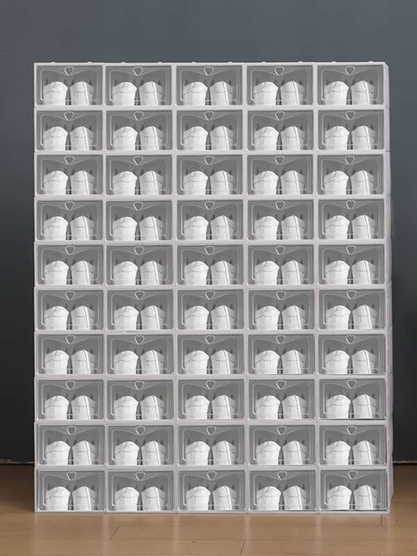 1pc PVC Storage Box, Clear Shoes Storage Box For Home SHEIN USA