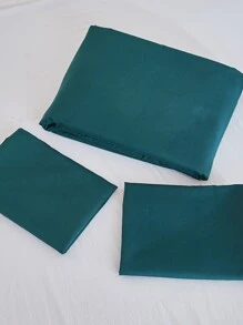 3pcs/set Green Duvet Cover Set (1pc Comforter Cover, 2pcs Pillowcase), Modern Fabric Bedding Set For Home - Green - View 3