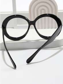 Gafas de marco redondo - Negro - Ver 2