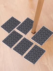 48 cái/bộ Tấm lót chân bàn EVA, Tấm lót chân bàn màu đen cho gia đình - màu đen - Xem 5