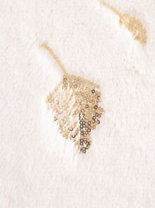 1 Chiếc Lá Thêu Đệm Không Chất Độn, Hiện Đại Flannelette Trang Trí Ném Gối Cho Gia Đình - Nhiều màu - Xem 3