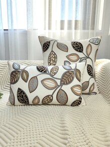 Chiếc Lá Thêu Trang Trí Ném Gối, Vải Đệm Cho Phòng Khách, Trang Trí Nhà Cửa - Nhiều màu - Xem 1