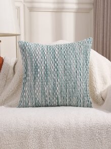 1 Vải Dệt Đệm Không Chất Độn, Họa Tiết Hình Học Trang Trí Ném Gối Cho Ghế Sofa - Màu xanh nhạt - Xem 1