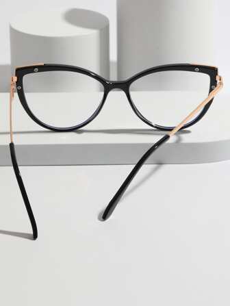 Katzenaugen-Brille, klare Brille Accessoires, Brillenausstattung für Frauen, Valentinstag