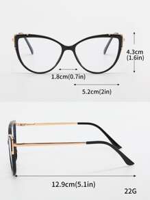 猫眼眼镜 透明眼镜配件 眼镜配件 女士 情人节 情人节