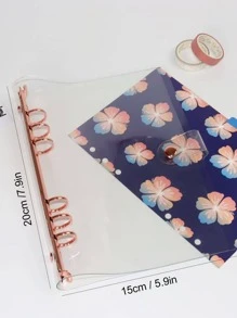 1pc A5 Binding Loose Leaf Cover - Rose Gold - View 2