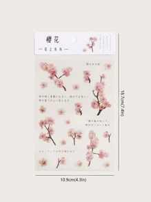 1pc Floral Pattern Sticker