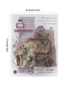 40pcs Flower Pattern Random Sticker - Multicolor - View 2