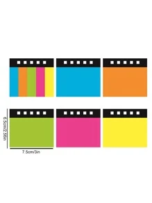 1 件随机螺旋便签，学校用品，返校 - 彩色 - 查看 2