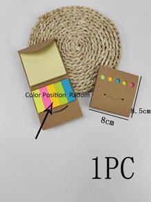 1pc Multifunction Sticky Note - Brown - View 5