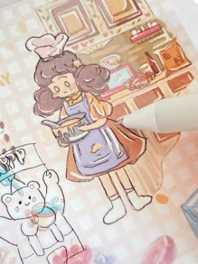 50入組透明便簽-3x3英寸透明便簽防水自粘半透明便簽墊適用於書籍註釋學校和辦公室