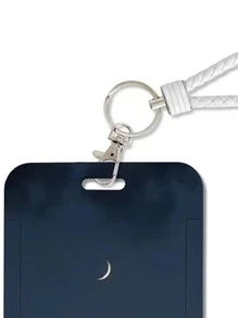 1pc Chủ thẻ ID mẫu phong cảnh - Nhiều màu - Xem 3