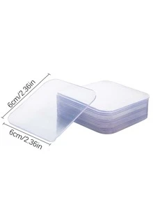 20pcs/set Clear Tape, Double Side PVC Tape For Home - Clear - View 8