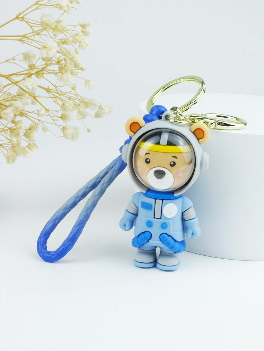 Llavero accesorio de oso de dibujos animados - Multicolor - Ver 1