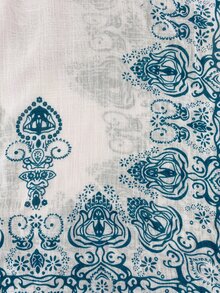 Floral Print Kimono - Green - View 3